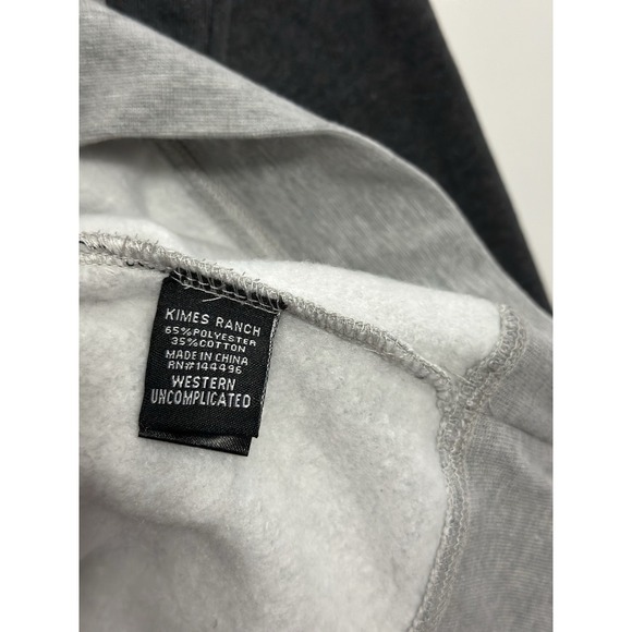 Kimes Ranch Blaze Hoodie Gray Heather Pullover Hooded Sweatshirt Mens Size M NWT - Picture 4 of 4